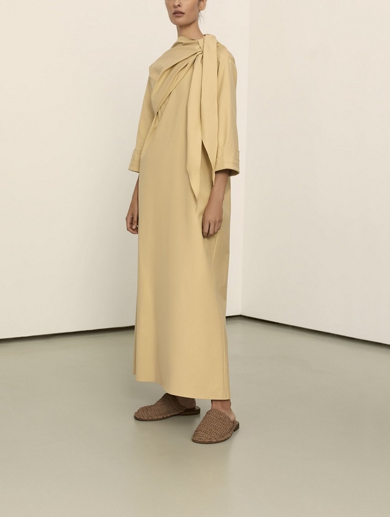 Beige Dress