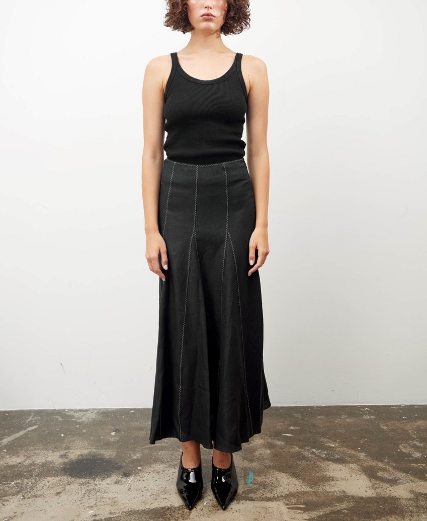 A-Line Maxi Skirt